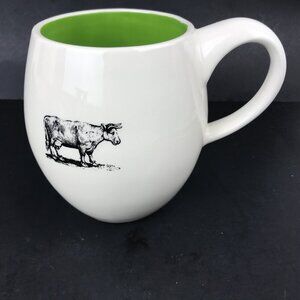 White ceramic Cow Mug by Magenta